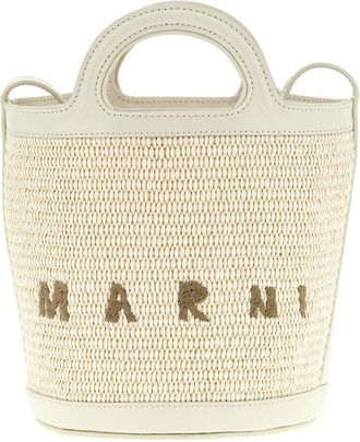 Marni Tropicalia Bucket Bag White