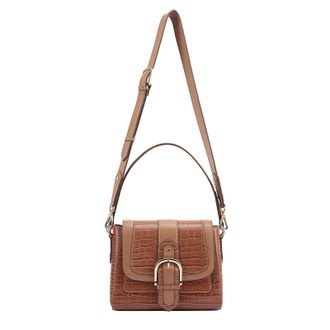 Paul Costelloe Womens Langford Leather Multi Way Bag - Brown - One Size