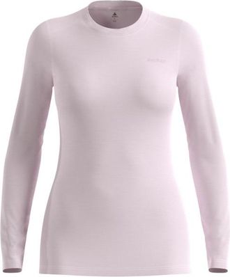 Odlo Merino 160 Bl Top Crew Neck L/S Merinounterw&auml;sche f&uuml;r Damen | lila/rosa