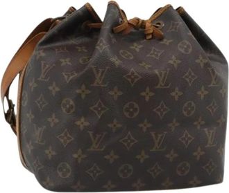 Louis Vuitton Pre-owned Petit Noe Shoulder Bag - Dames - Vintage Tas - Bruin - ONE Size - Leer - Vintage