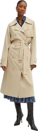 Michael Kors Dames, Mantels, Beige, Maat: L Poliester