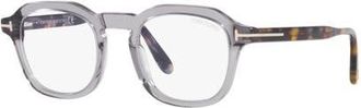 Tom Ford 49mm Round optical glasses in Grey at Nordstrom