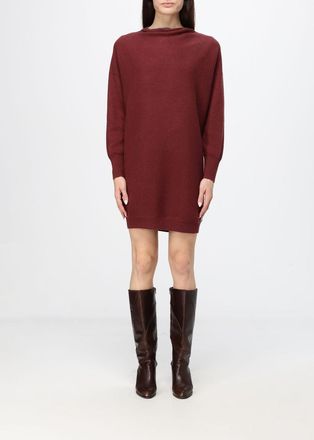 Brunello Cucinelli Wool, Cashmere and Silk Knit Mini Dress with Monili Embroidery