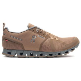 On Cloud Waterproof Textile Synthetic Mens Lace Up Trainers - Chai Lunar - Size:UK 10.5