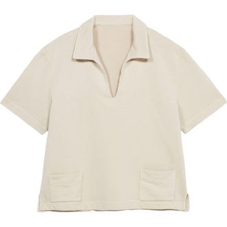 Fortela Grand Brushed Jersey V-Neck Sweater in Taupe at Nordstrom, Size X-Large Eu