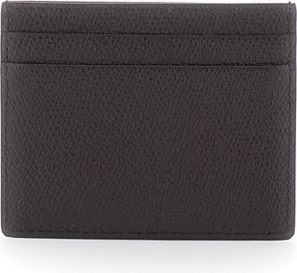 Valentino Garavani Womens Cardholder Vlogo Brown Leather Calf Accessory