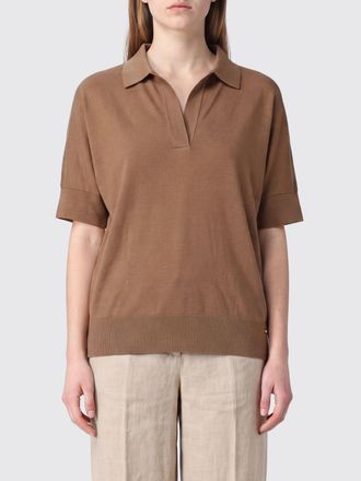 Herno Polo in maglia di lyocell con vestibilit&agrave; slim e colletto francese