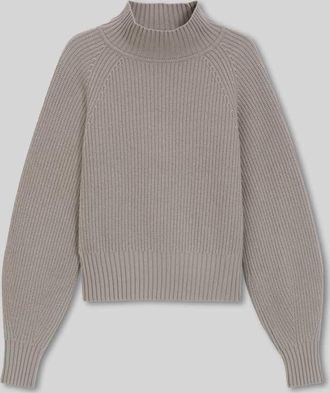 HUGO BOSS Loose Fit Pullover aus Woll-Mix mit Kaschmir-Anteil Modell SORELLASIO in Sand, Größe XXL