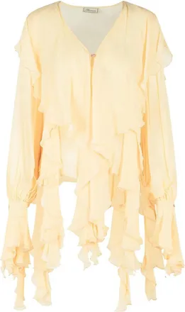 Blumarine Viscose Cream Blouse