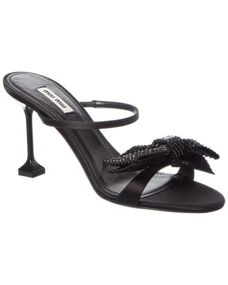 Miu Miu Satin Sandal