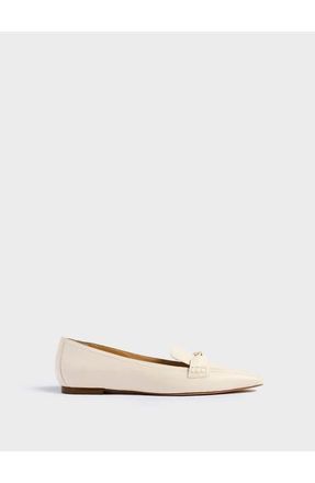 Marion Parke Courtney Loafer Nappa in Light Cream at Nordstrom, Size 41