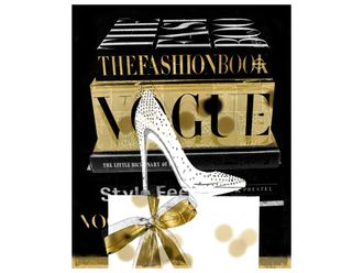 Schubiger M&ouml;bel Bild Fashion Books mit Highheel 1