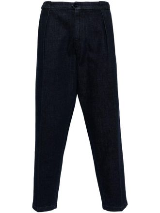 BRIGLIA 1949 logo patch trousers - Blue