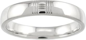 Herm&egrave;s White Gold (18K) Band Ring (Pre-Owned)
