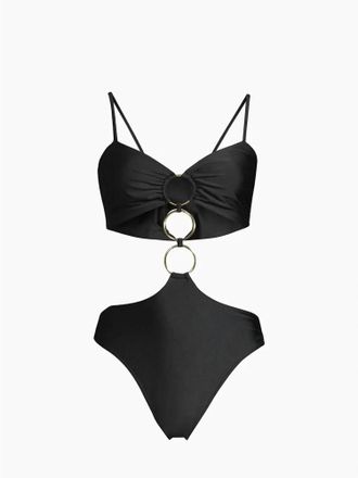 Ramy Brook Womens Zayla One-Piece Swimsuit In Black