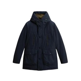 Woolrich Ramar Arctic Parka - Heren - Parka Jassen - Blauw - M - Katoen - Jassen