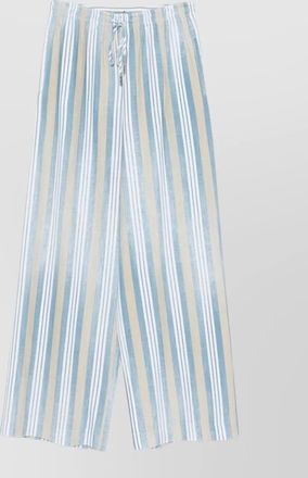 Ermanno Scervino striped wide leg trousers featuring side pockets