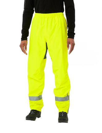 Vaude Regenhose VAUDE MENS LUMINUM RAIN PANTS, Herren, Gr. XL, N-Gr, gelb (neon gelb), Obermaterial: 100% Polyester. Futter: 100% Polyester, Hosen Regenhose