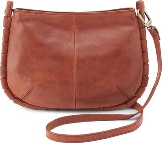 Hobo Hobo Phoebe Handbag Womens Saddle Brown Leather Crossbody Strap GBO2959