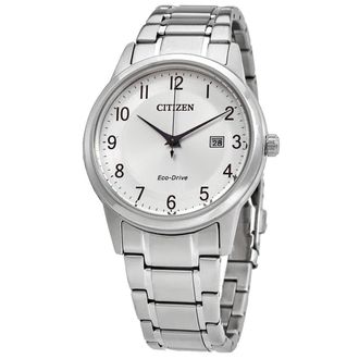 Citizen Eco-Drive Silver Dial Mens Watch AW1231-58B