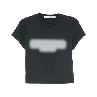 Alexander Wang Mujer, Camisetas, Negro, Talla: M