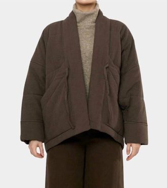 7115 By Szeki Signature Sumo Puffer In Chalk Brown