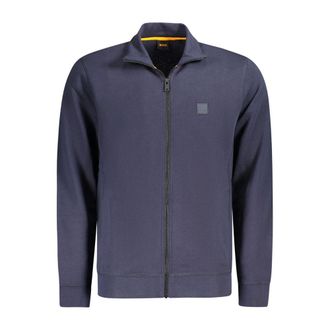 HUGO BOSS Blue Cotton Mens Mens Sweatshirt