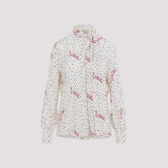 Valentino Bollicine cr&ecirc;pe overhemd