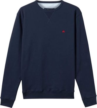 Brooks Brothers Felpa con logo ricamato - Blu