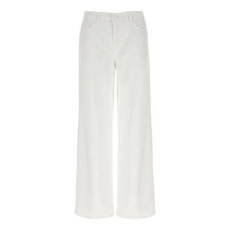 L'agence Jeans, Dames, Wit, W28, Katoen, Alicent High Waist Wide Leg Jeans