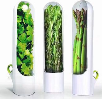 OEM Saver, El Mejor Recipiente Para Conservar Los Productos Frescos, Ideal Para Guardar Alimentos En El Refrigerador. Contenedor Transpirable Para Almacen