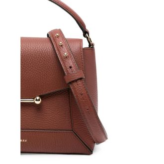 Strathberry Mosaic Top Tote Bag - Brown