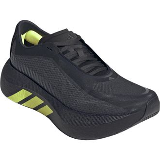 adidas Hyperboost Edge Running Shoe in Carbon/Hi-Res Yellow/Grey at Nordstrom, Size 11.5