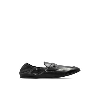 Dolce & Gabbana Schoenen, Heren, Zwart, 44 1/2 EU, Leer, Leren Loafers