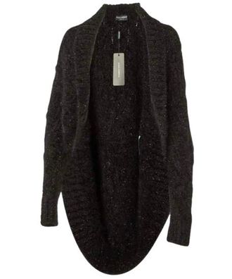 Dolce & Gabbana Heavy Knit Shimmery Wool Cardigan Size S