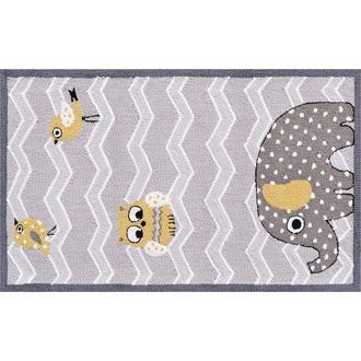 R16 Home Eleph & Bird Doormat in Yellow/Gray at Nordstrom Rack