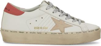 Golden Goose White Hi Star Cow Leather Sneakers