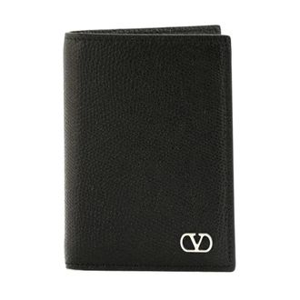 Valentino Wallets & Cardholders, male, Black, Size: ONE SIZE V Logo Signature Card Holder