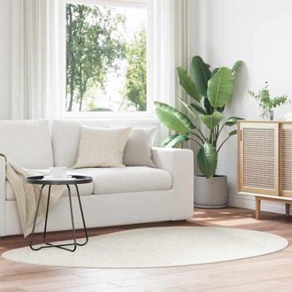 vidaXL Tappeto Crema 140 x 200 cm Poliestere vidaXL