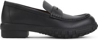 Givenchy Black Leather Loafers