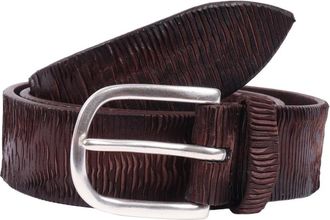 Orciani Blade Leren Riem - Dames - Riemen - Bruin - 90 CM - Leer - Accessoires