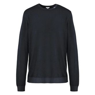 Malo Cashmere Knitwear, male, Black, Size: 2XL Girocollo