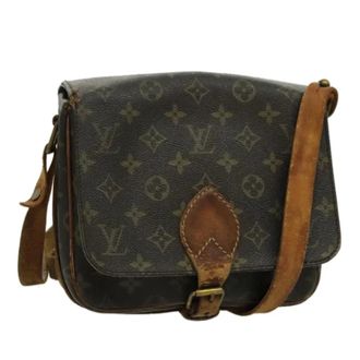 Louis Vuitton Pre-owned Cross Body Bags, female, Brown, Size: ONE SIZE Pre-owned Vintage Monogram Shoulder Bag