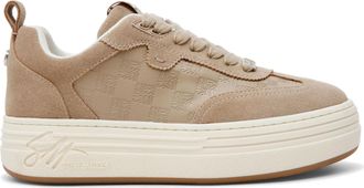 Steve Madden Womens Suede Catapult 275 Sneakers - Taupe - Size UK 8