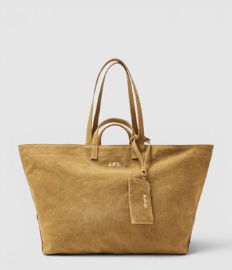 A.P.C. Sac Le Drummer Toile Dark Beige