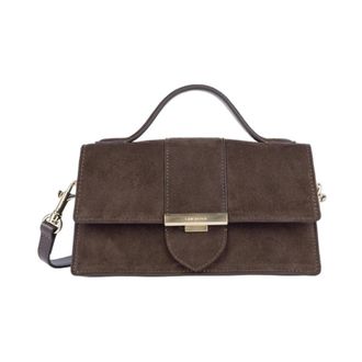 Lancaster Su&egrave;de Ily Handtas - Dames - Handtassen - Bruin - ONE Size - Su&egrave;de - Tassen