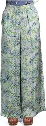 Jijil Jpe 26Pa 125 Wijde broek - Dames - Wijde Broeken - Groen - XS - Broeken