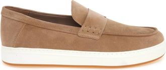 Hogan H668 Moccasin - Heren - Loafers - Bruin - 46 EU - Leer - Schoenen