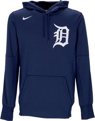 Nike MLB Wordmark Therma Performance Hoodie - Heren - Sportshirts - Blauw - XL - Polyester - Fitness