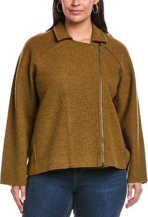 Eileen Fisher Eileen Fisher Plus Wool Moto Jacket
